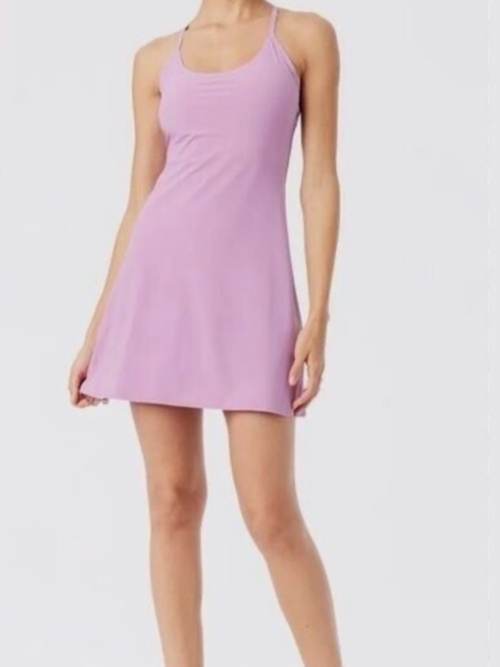 Abercrombie & Fitch Light Pink Traveler Racerback Mini Dress